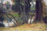Charles-Amable Lenoir Landscape close to the artist s house in Fouras oil painting reproduction